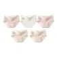 O Set-Jacquard Texture-Skin+Milk White+Khaki+Light Yellow+Light Yellow (5 Pack)