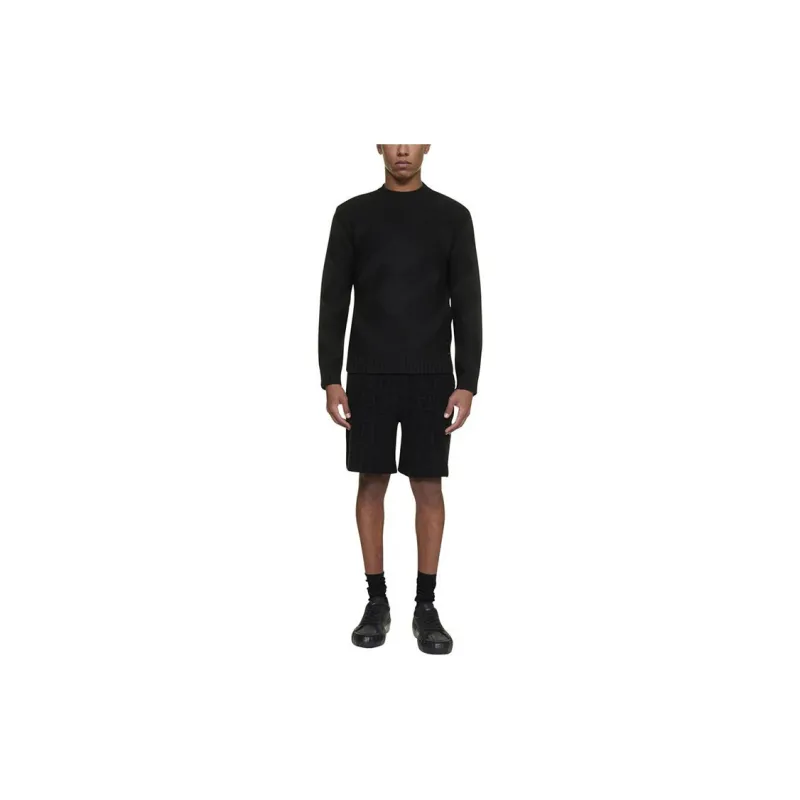 FENDI FF motif Terry Bermuda Shorts-2
