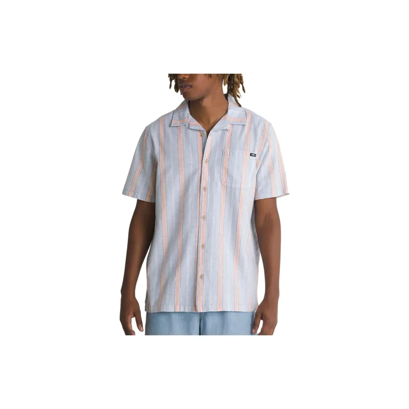 Vans SS24 Carnell Buttondown Shirt Shirt Men's Blue-2