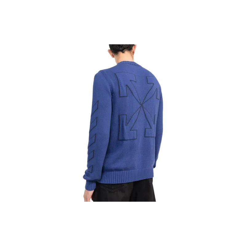 OFF WHITE Sweaters Men Blue-3