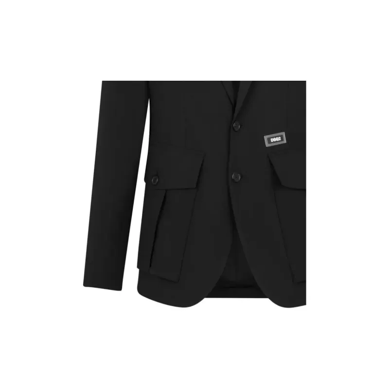DSQUARED 2 FW23 Jackets Coats Men's Black-2