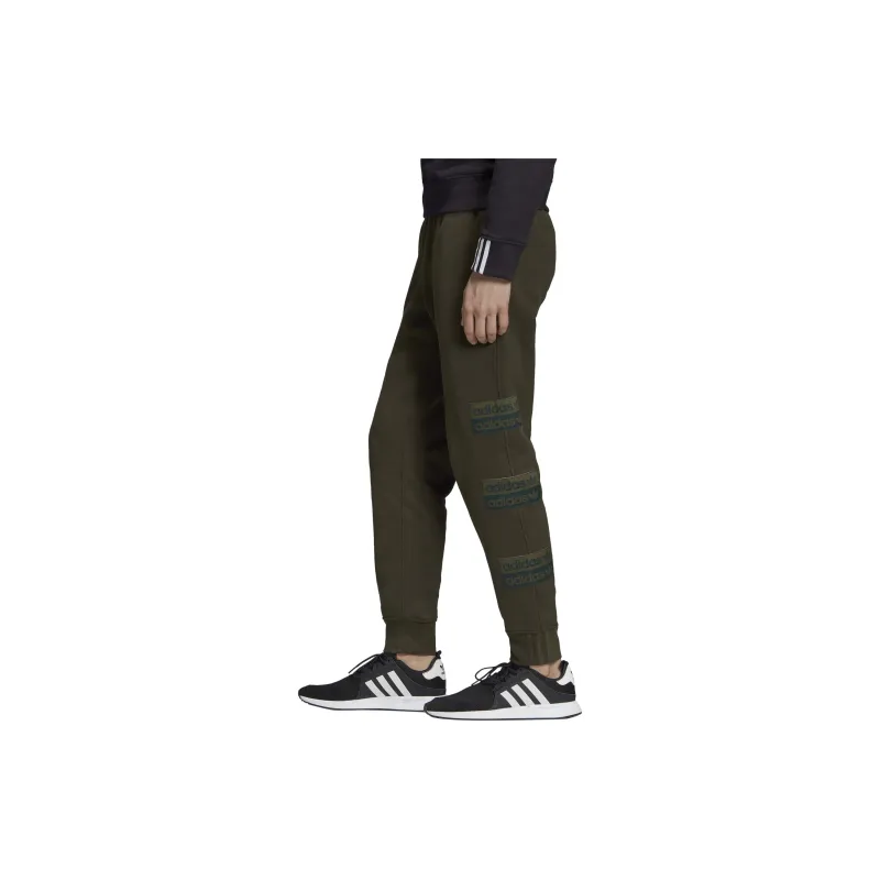 Adidas Casual Pants Men Olive Green-2