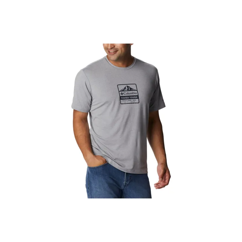 Columbia T Shirts Men Cool Gray-2