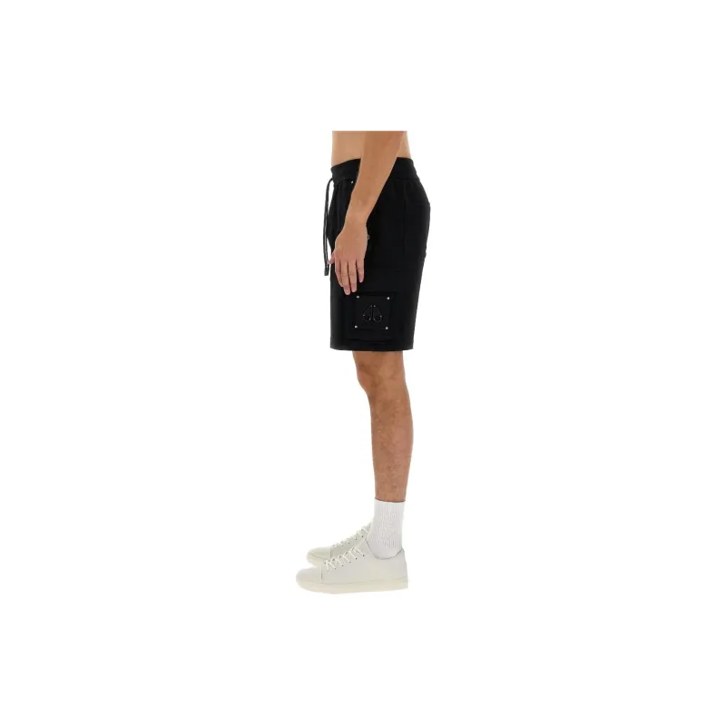 Moose Knuckles High Waist Drawstring Shorts-6