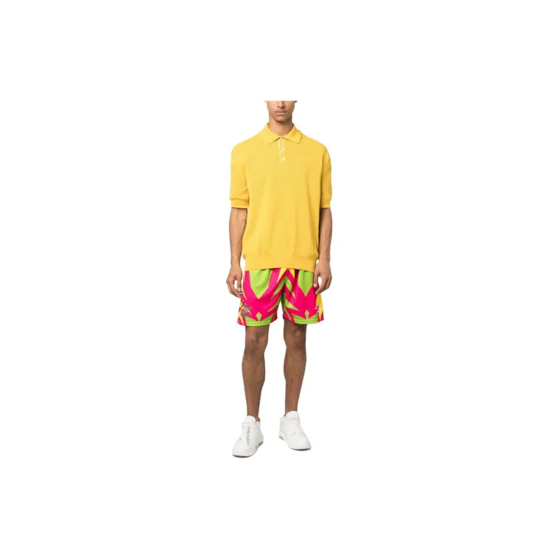 Liberal Youth Ministry Star-Printed Football Shorts-2