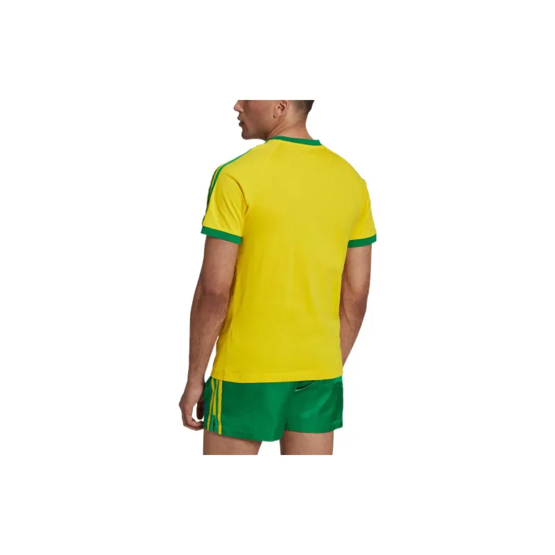 adidas originals 3 Stripes Tee Yellow-2