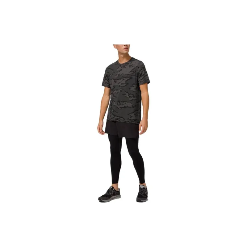 Lululemon T Shirts Men Camouflage Black/CICA/SILD/BLK-2