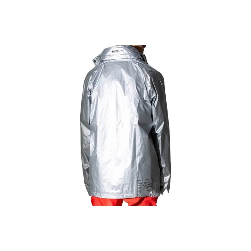 PUMA Jackets Men Silver-5