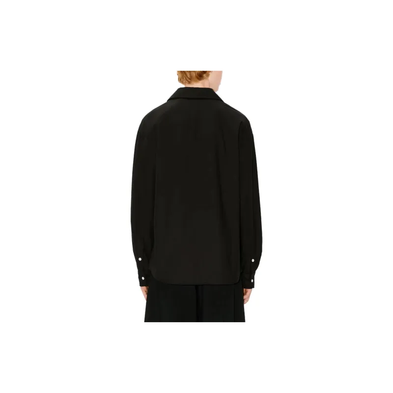 KENZO Logo Patch Buttoned Padded Shirt-6