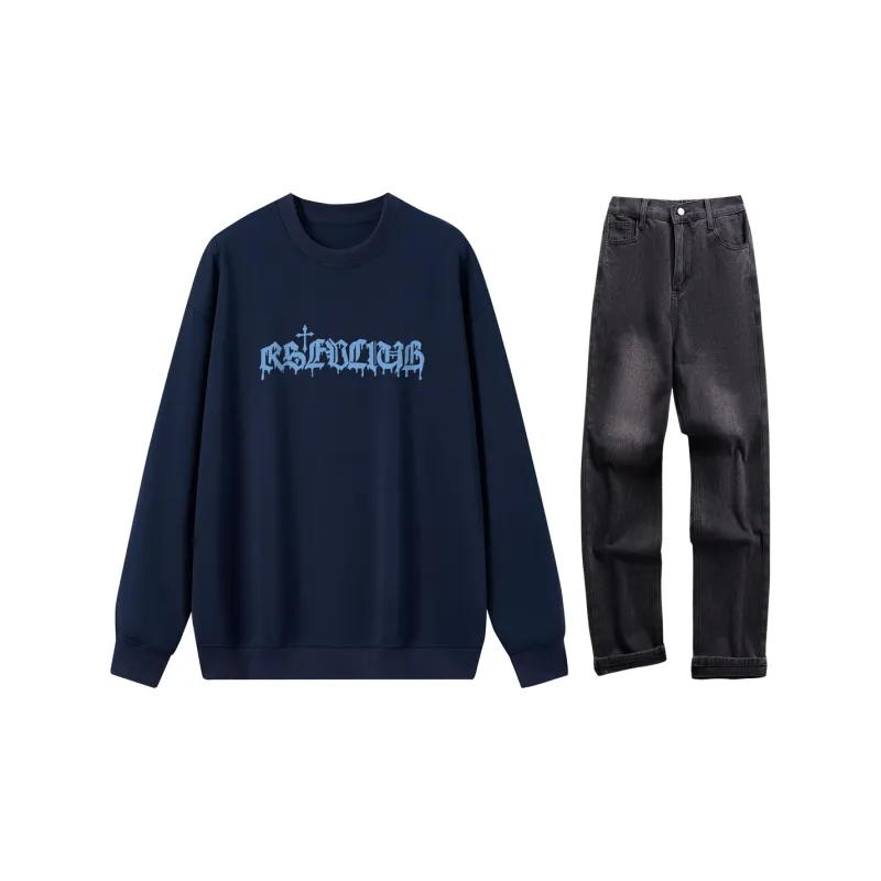 VniVerseVClub Sweatshirt Set Unisex-15