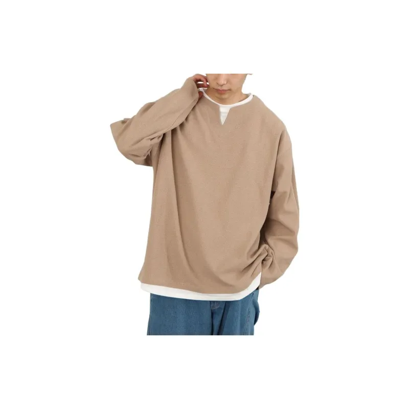 Beams T Shirts Men Ecru-1