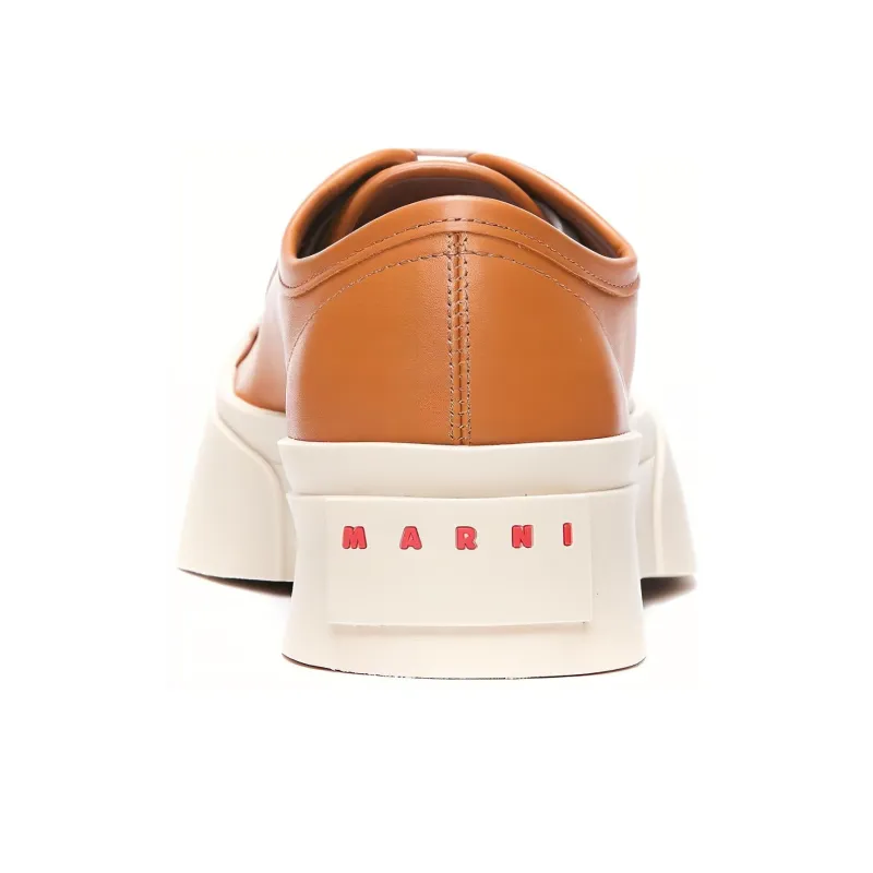 MARNI Women's Pablo Lace-Up Sneaker 'Camel'-4