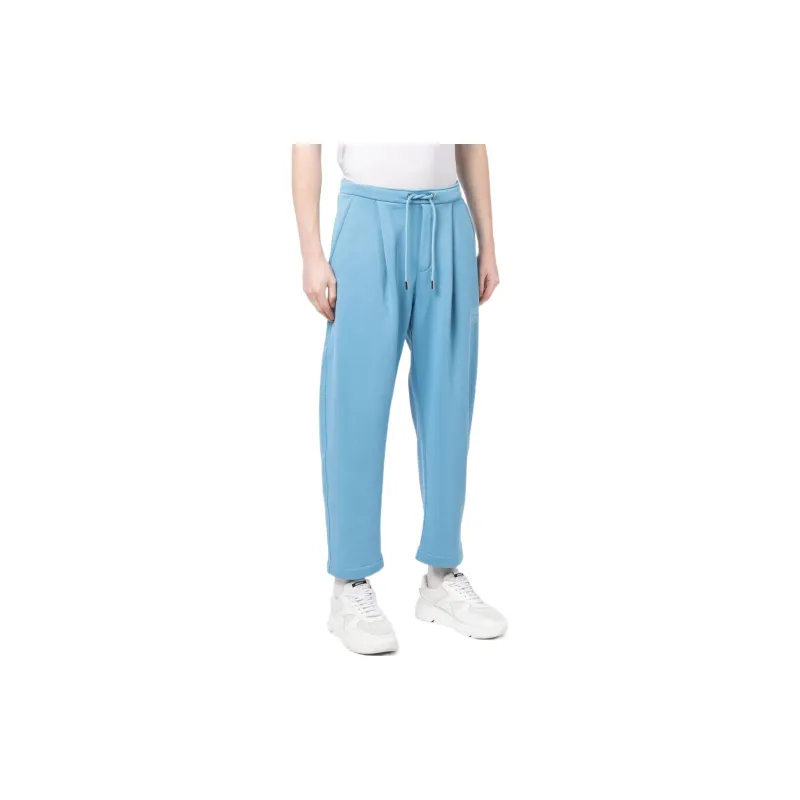 Opening Ceremony Knitted Sweatpants Men Light Blue-2