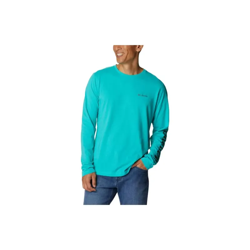 Columbia T Shirts Men Bright Water-3