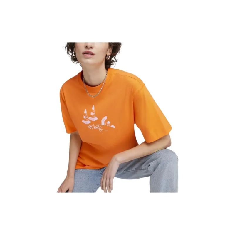 PUMA Graphic Tee T-Shirt Unisex Orange-2