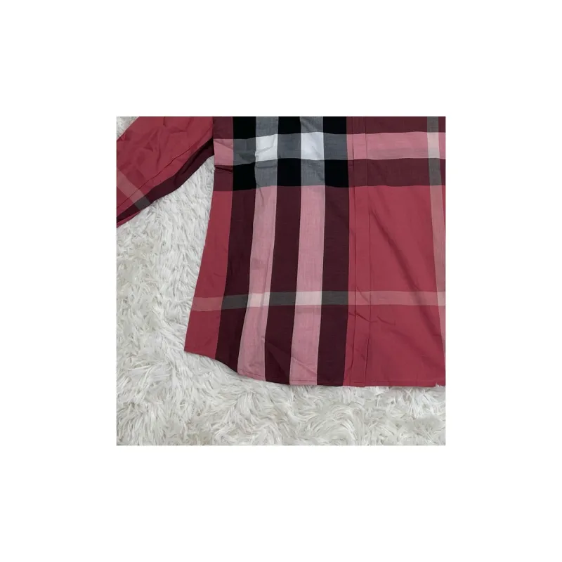 Burberry Shirts Men Red-3