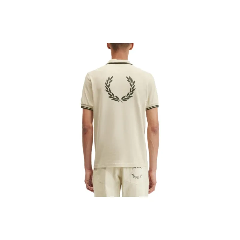 FRED PERRY Logo embroidered Cotton Polo Shirt-3