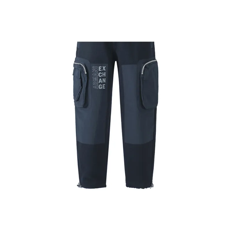 ARMANI EXCHANGE Cargo Pants Men Marine Blue-4