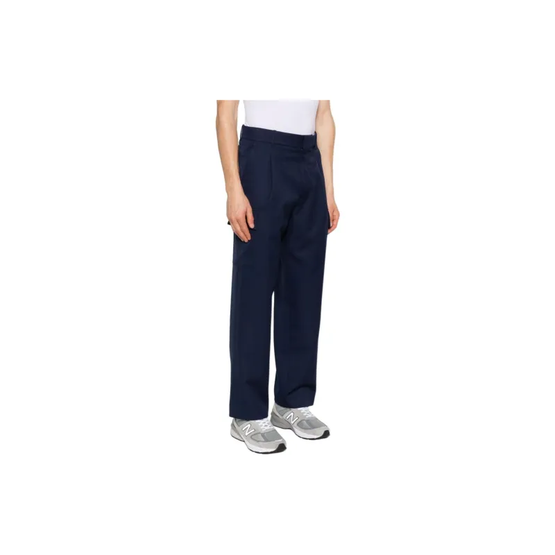 DROLE DE MONSIEUR Mid Rise Pleat Detailed Trousers-3