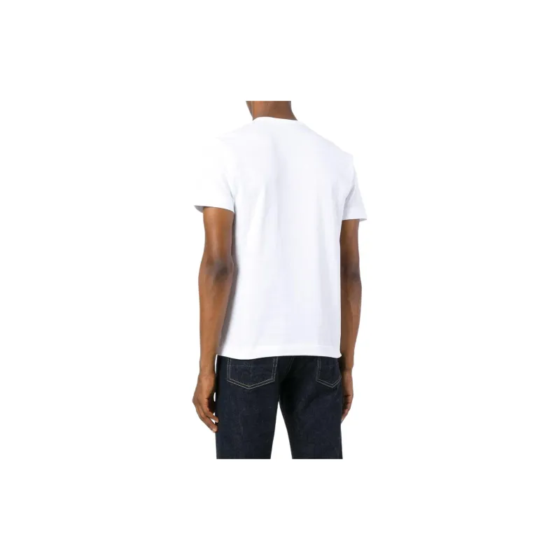 CDG Play T Shirts Unisex White-3