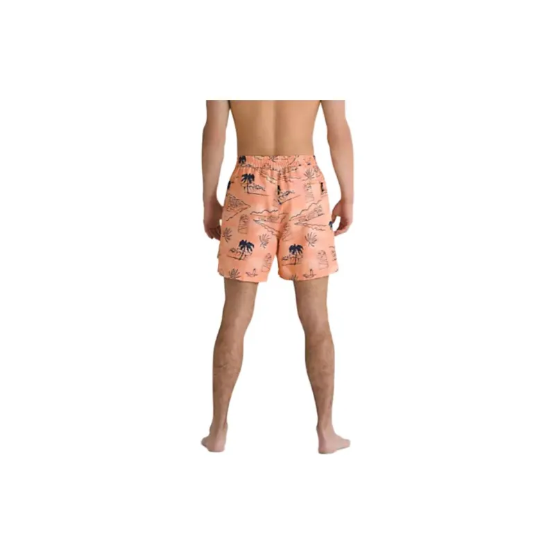 Vans Primary Print Elastic 17'' Boardshorts Casual Shorts Men's Bronze-2