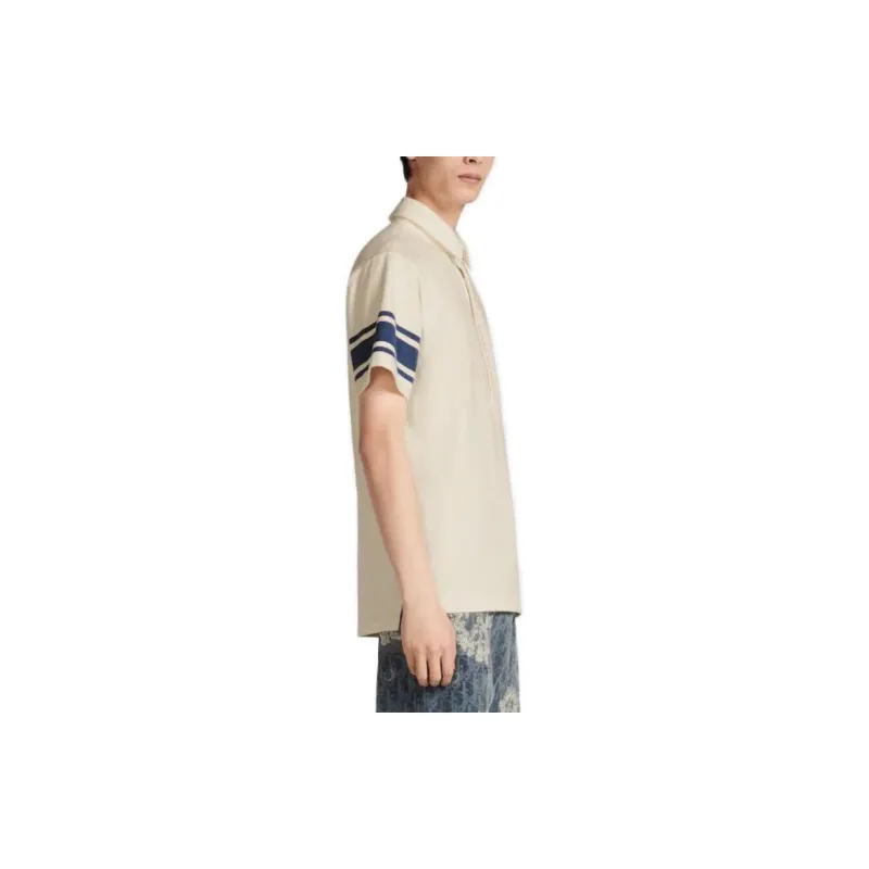 DIOR X Denim Tears Relaxed Fit Polo Shirt-4
