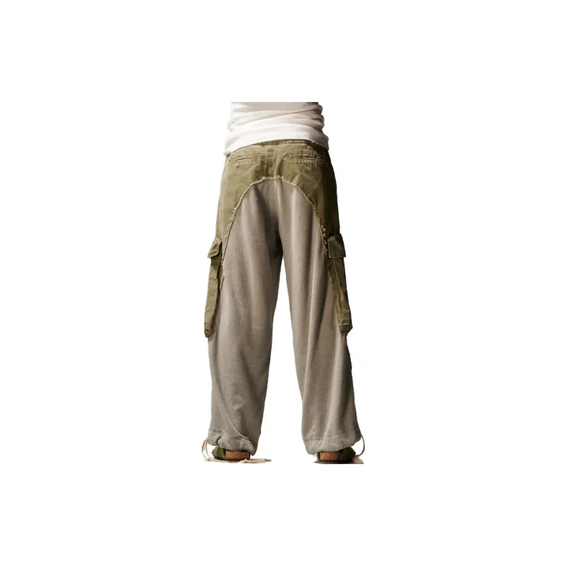 GREG LAUREN Cargo Pants Men's Army Green-2