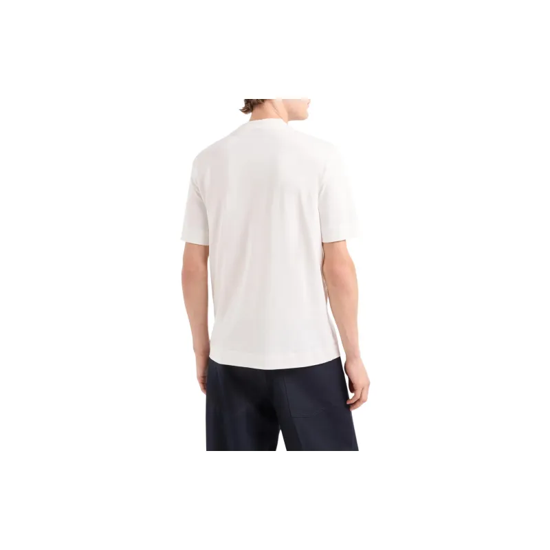 EMPORIO ARMANI Lightweight Jersey T shirt With I Love Mr Armani Asv Print-3