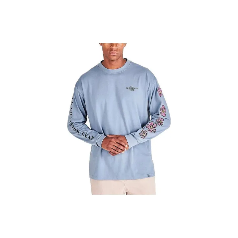 Nike T Shirts Men Sky Blue-3