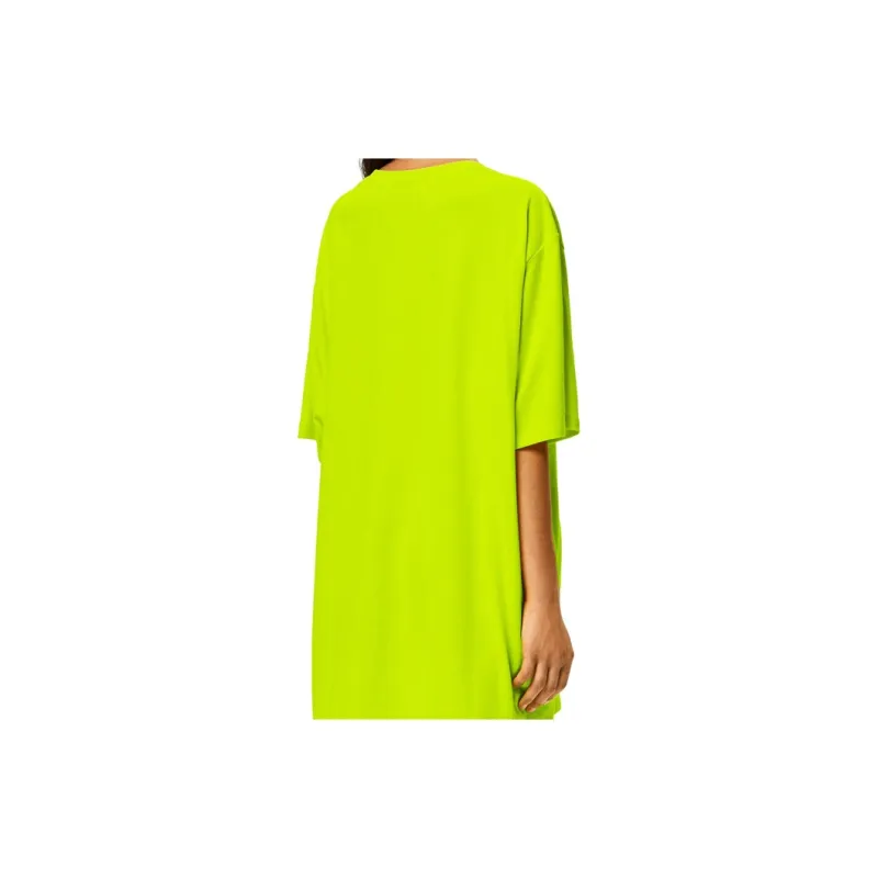 LOEWE T Shirts Unisex Neon Yellow-5