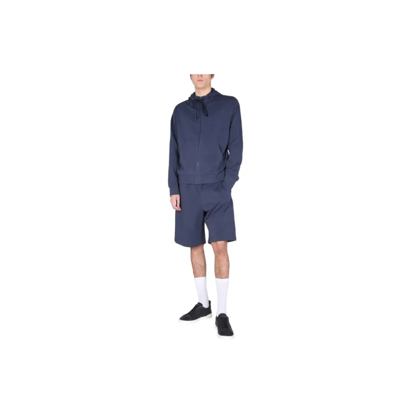 Zzegna Casual Shorts Men Marine Blue-2