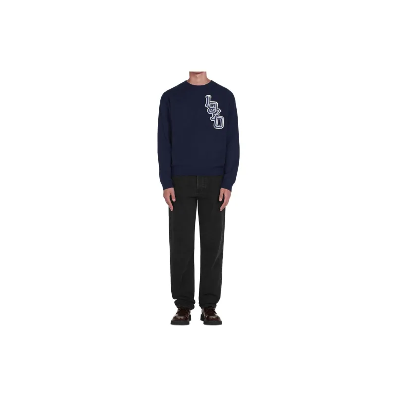 KENZO Logo Patch Crewneck Knit Jumper-2