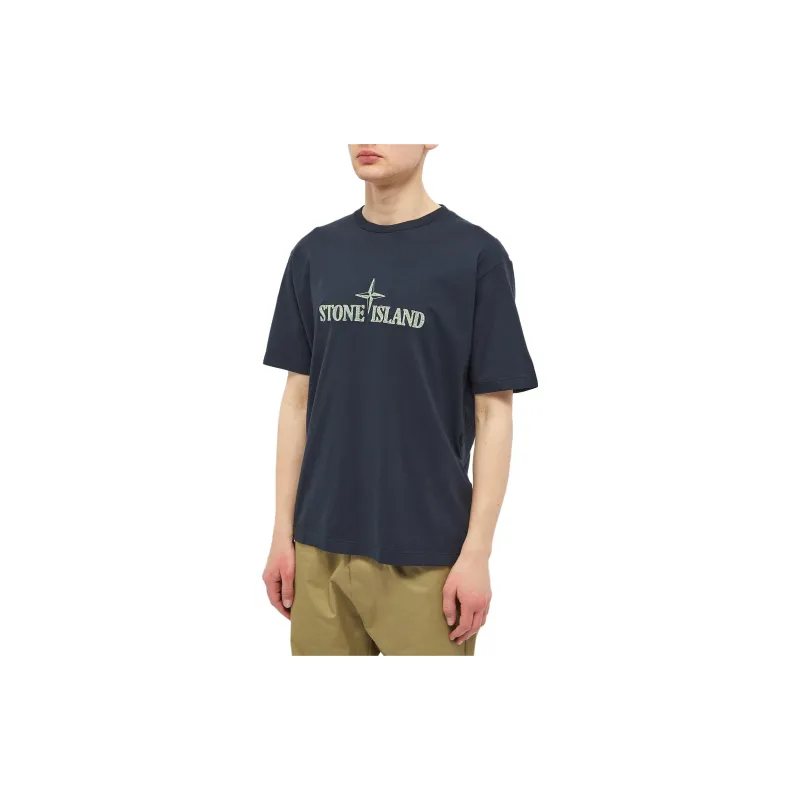 STONE ISLAND SS23 T Shirt Men's Marine Blue-4