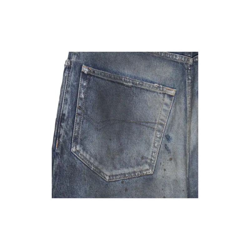 Balenciaga Casual Pants Loose Fit Style Unisex Blue-5