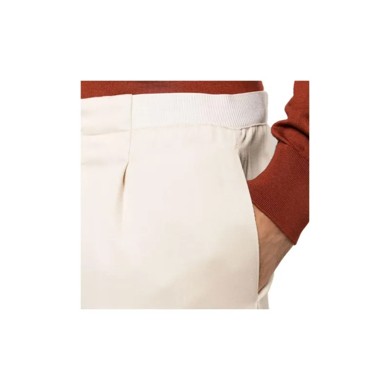 Zegna Elasticated ankles Wool Trousers-4