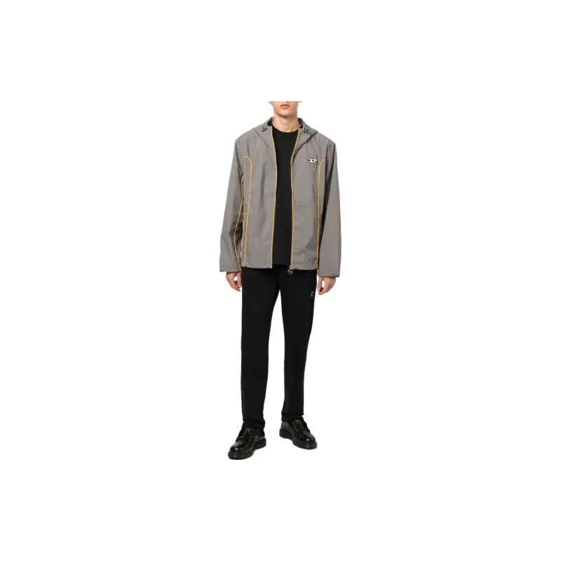 DIESEL Jackets Men Gray-1