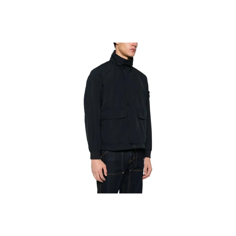 STONE ISLAND Logo Patch Jacket-3