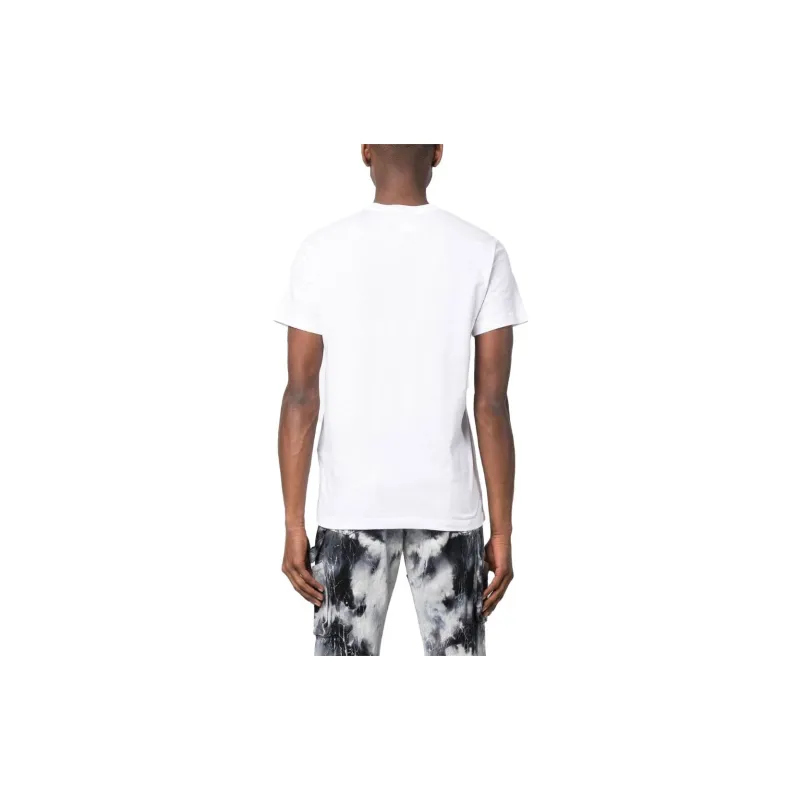 VERSACE JEANS COUTURE T Shirts Men Pink White-2