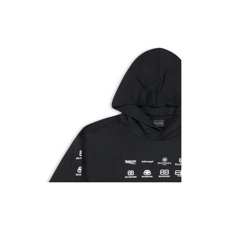 Balenciaga SS23 Sweatshirt Unisex Black-5