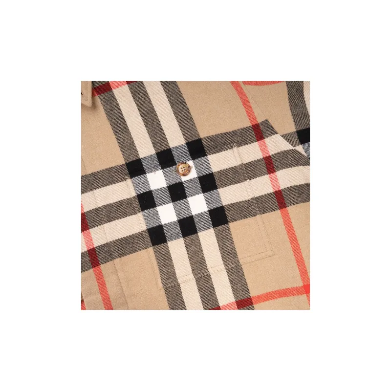 Burberry House Check Wool Cotton Shirt-7