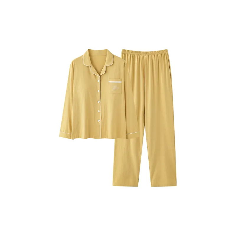William Pajama Set Women's Yellow-0