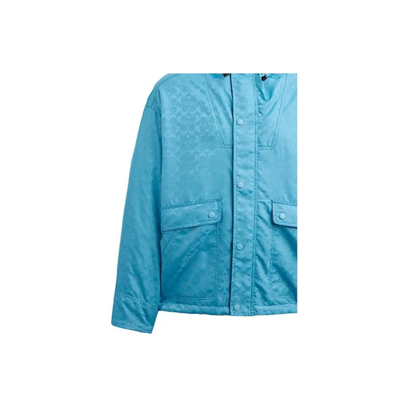 COACH SS23 Jackets Coats Men's Light Blue-4