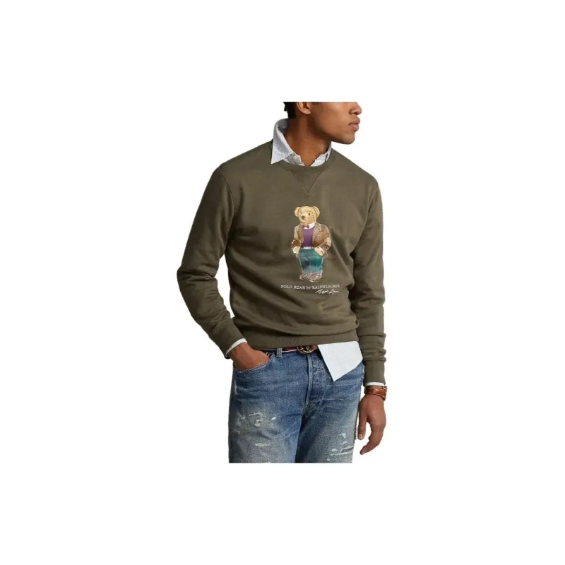 Polo Ralph Lauren Sweatshirts Men Brown-2