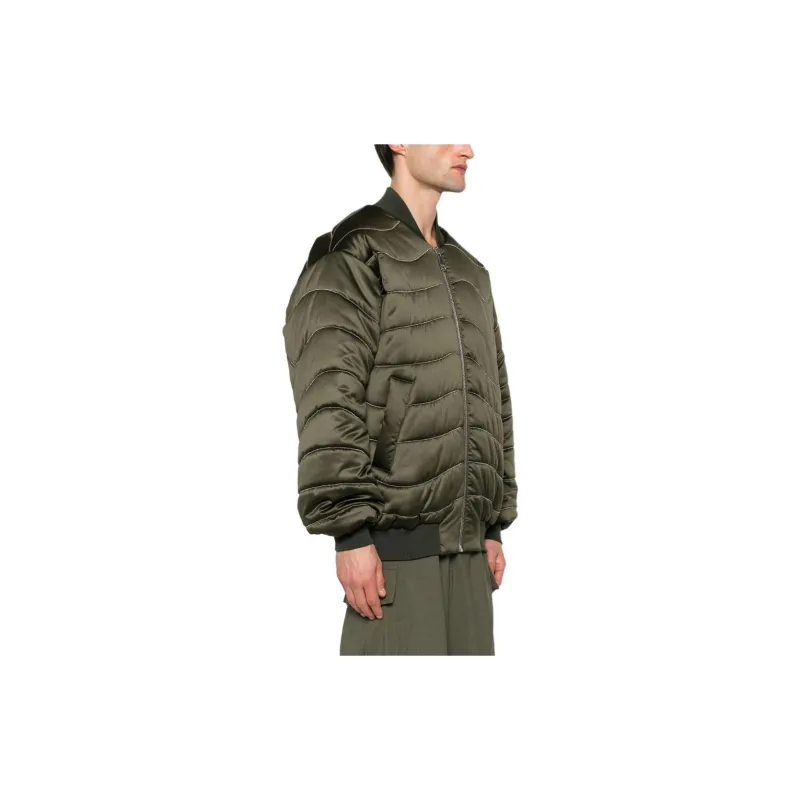 KHRISJOY Wave Chain Padded Jacket-3