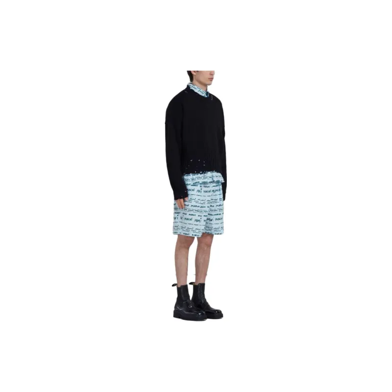 MARNI Drawstring Bermuda Pants-3