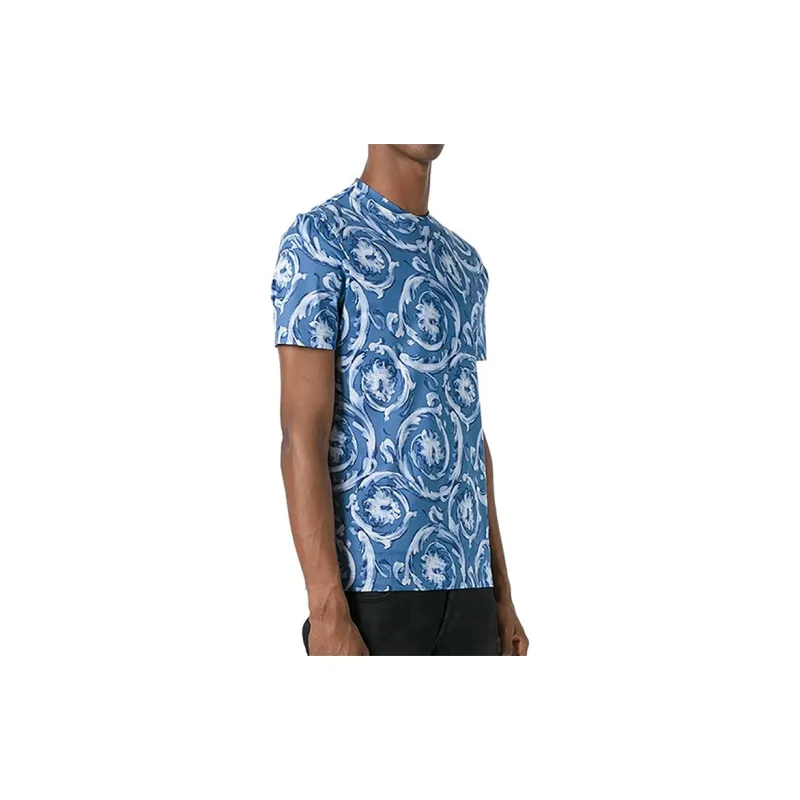 VERSACE T Shirts Men Blue-3