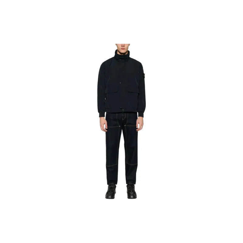 STONE ISLAND Logo Patch Jacket-6