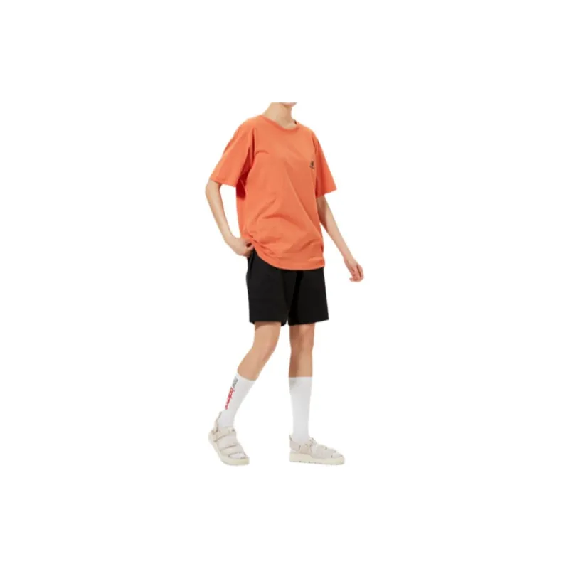 New Balance Graphic Print T Shirt Unisex Orange-6