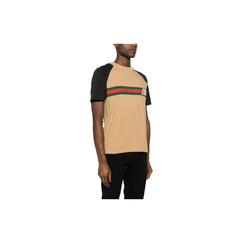 GUCCI SS24 T-Shirt Men's Caramel Brown-3