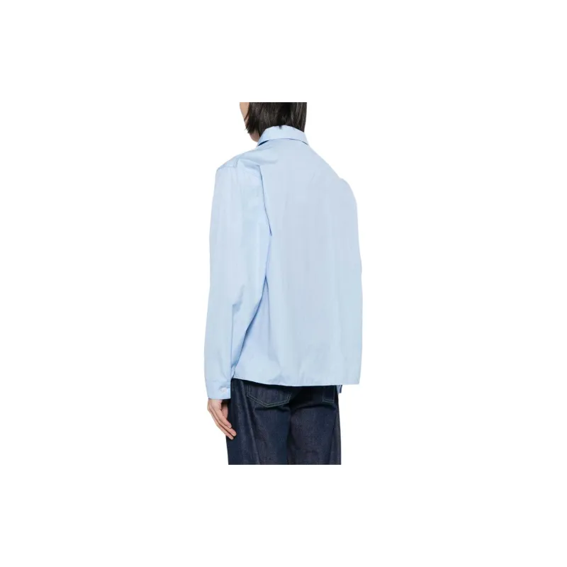 MARNI Logo Printed Long Sleeved Zipped Shirt-2